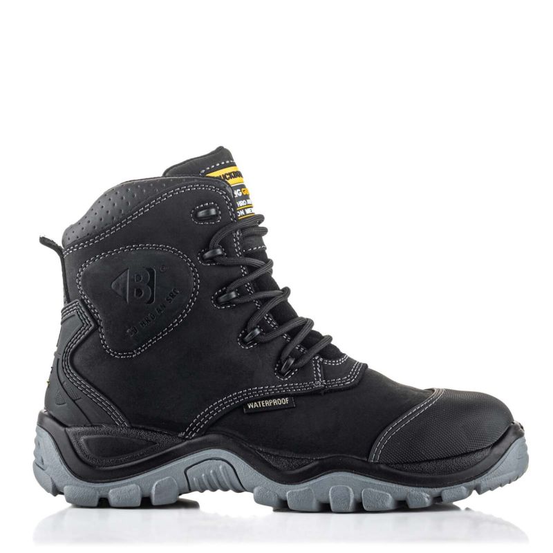 BuckBootz Buckshot BSH012 S3 Hoog Zwart hoofdfoto