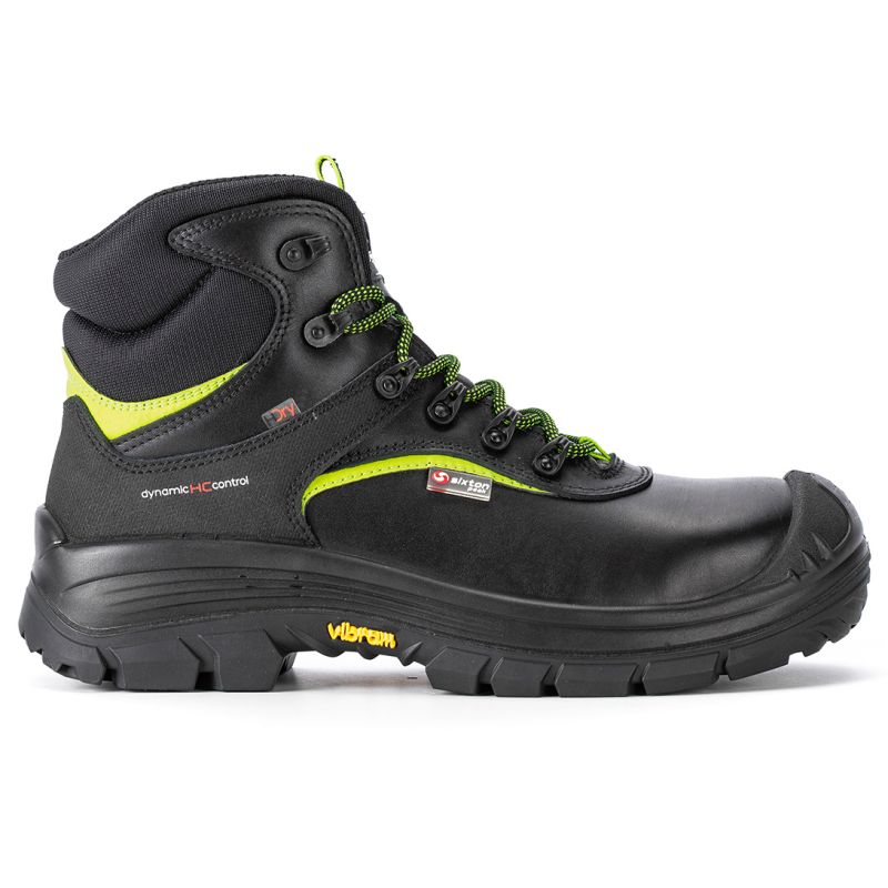 Sixton 89117-15 Eldorado Hoog S3 Hdry Zwart/Lime hoofdfoto