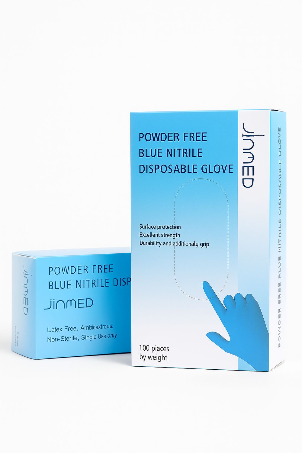 Blue Nitrile Disposable Gloves (100pcs)