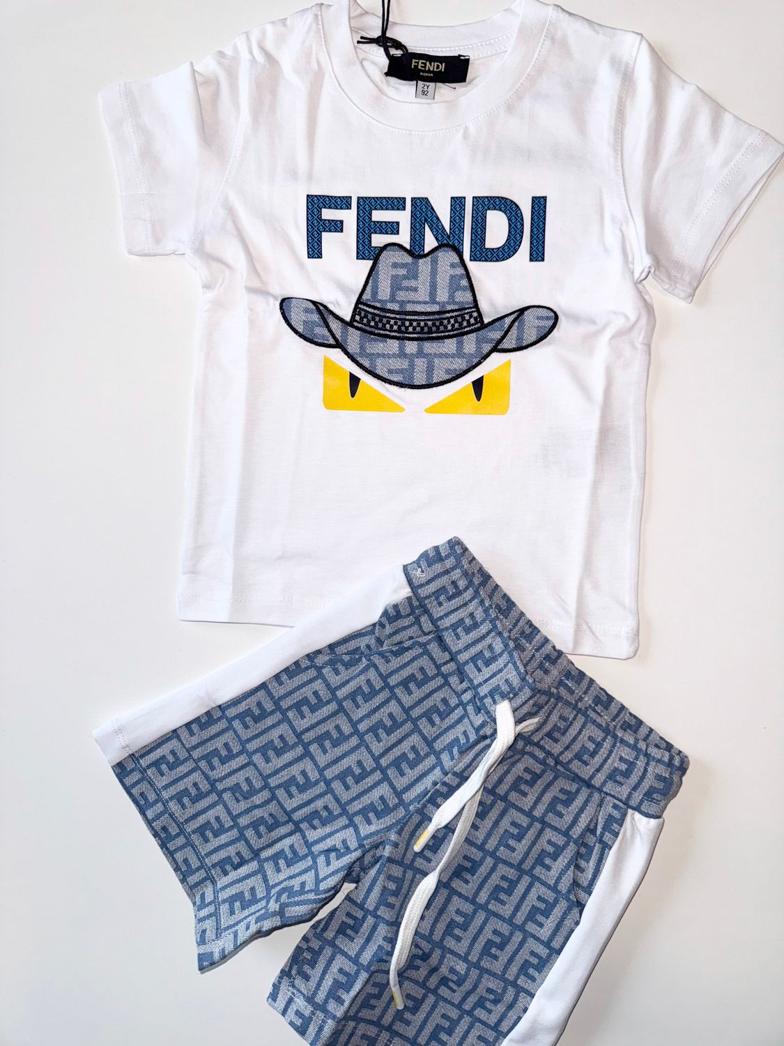 F TODDLER T SHIRT AND SHORTS SET