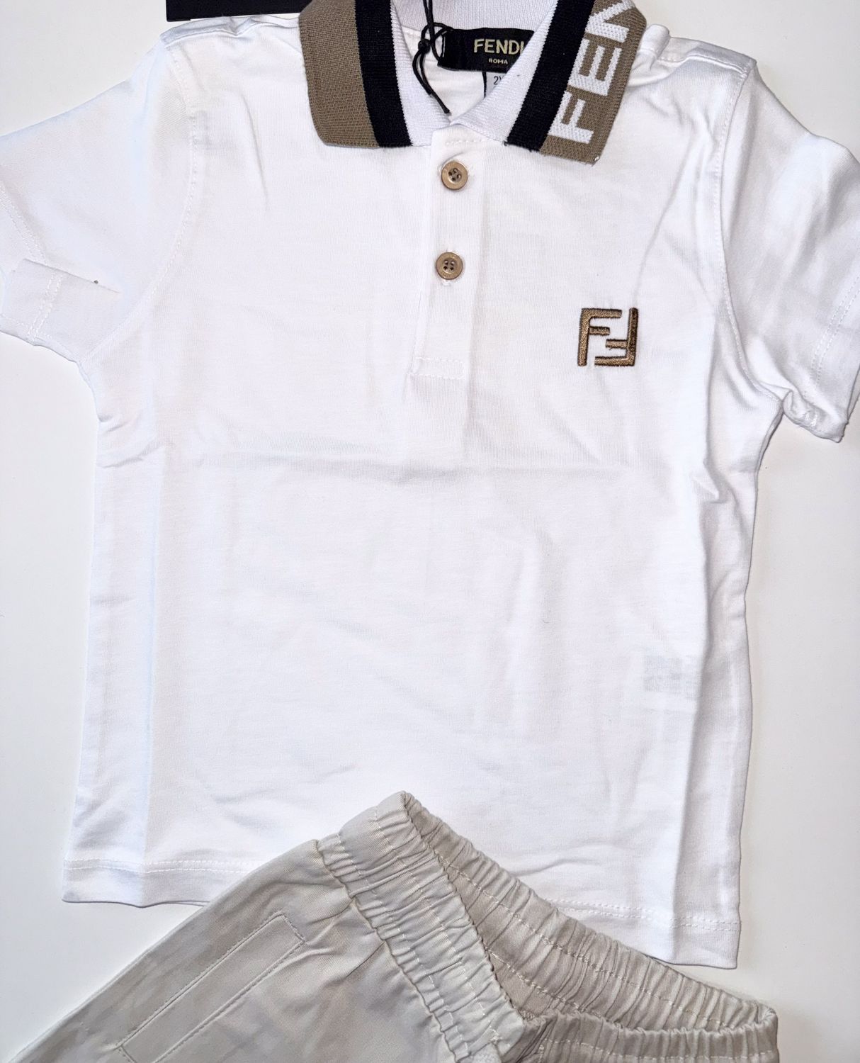 F TODDLER T SHIRT AND SHORTS SET