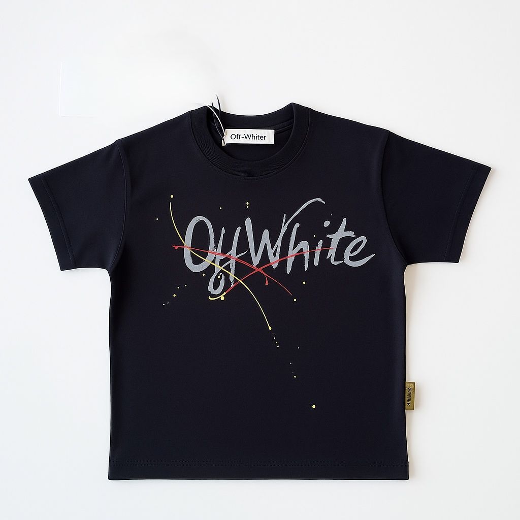 BLACK OW TODDLER T SHIRT