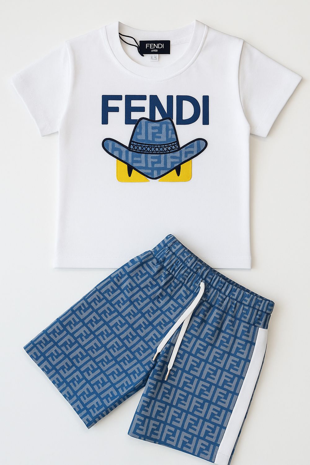F TODDLER T SHIRT AND SHORTS SET