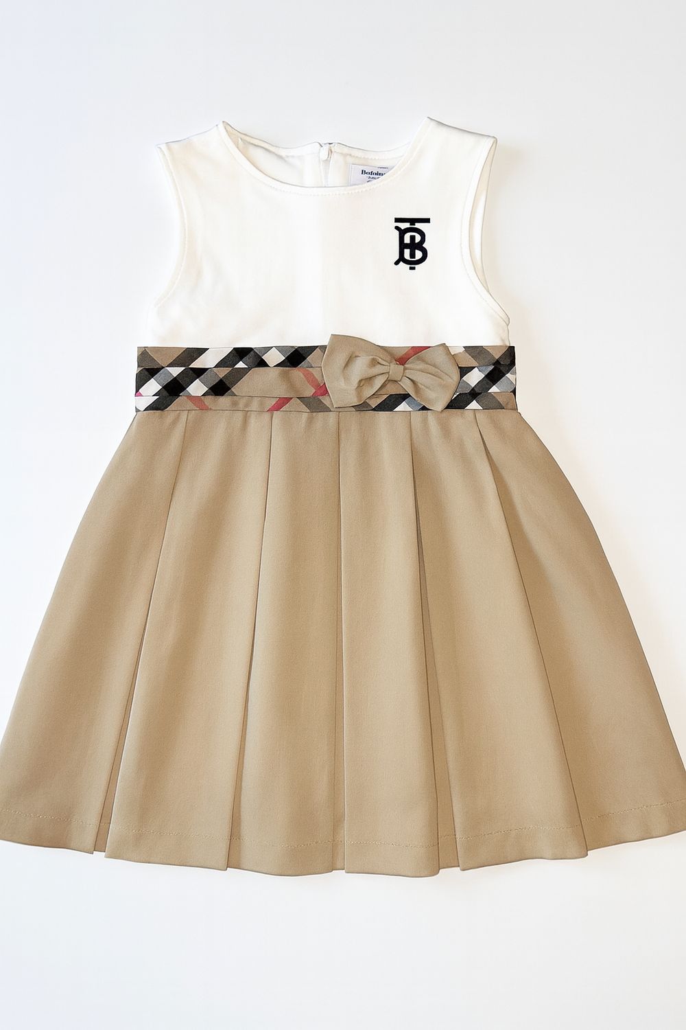 SLEEVELESS BUR TODDLER DRESS