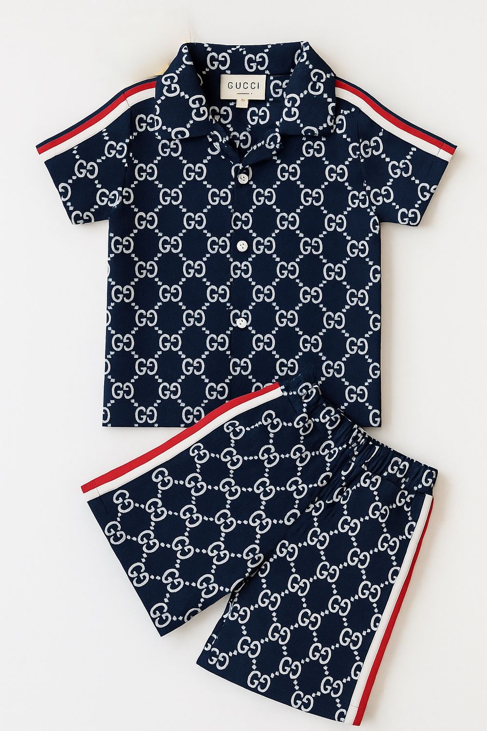 GG T SHIRT AND SHORTS SET