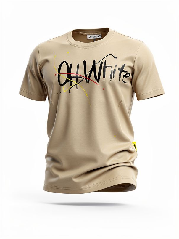 BEIGE OW TODDLER T SHIRT