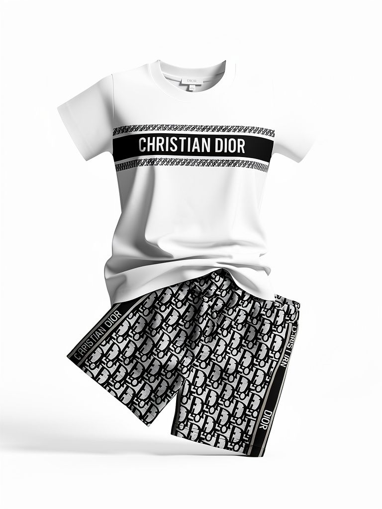 C TODDLER T SHIRT AND SHORTS SET