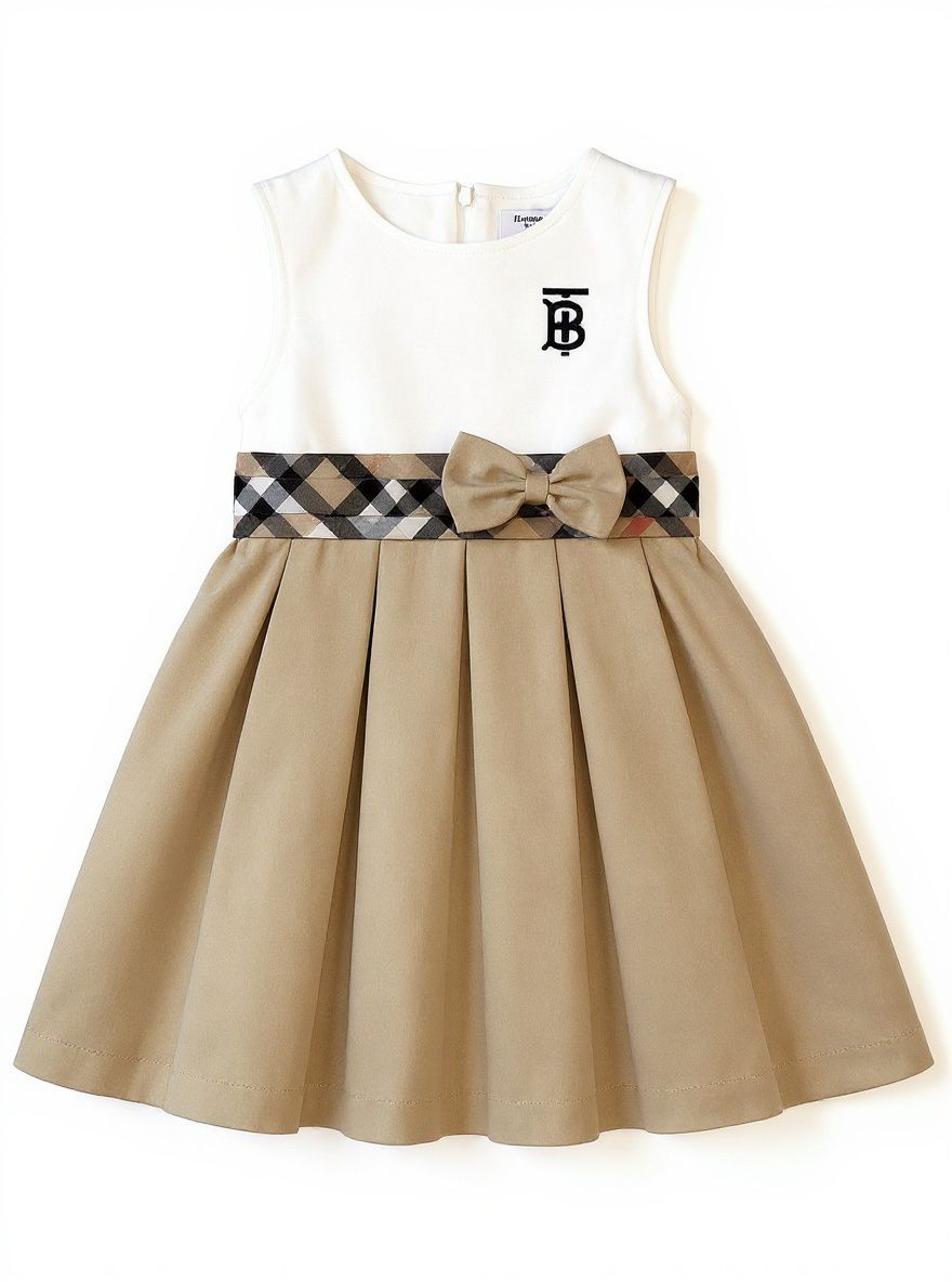 SLEEVELESS BUR TODDLER DRESS