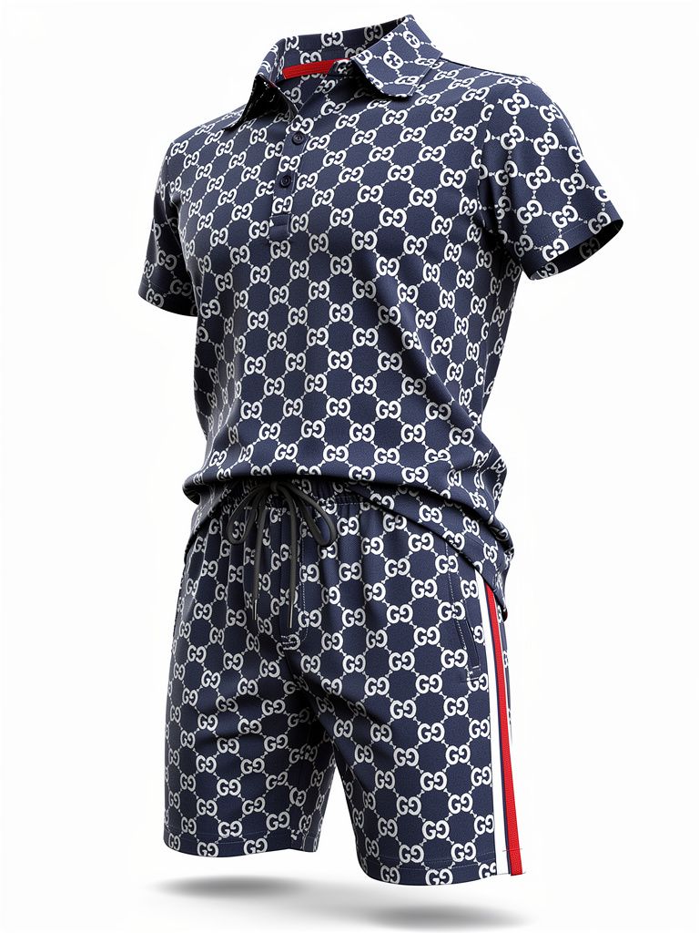 GG T SHIRT AND SHORTS SET