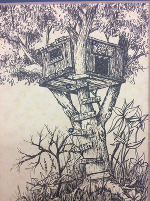 Tree House Forget-Me-Not 5x7