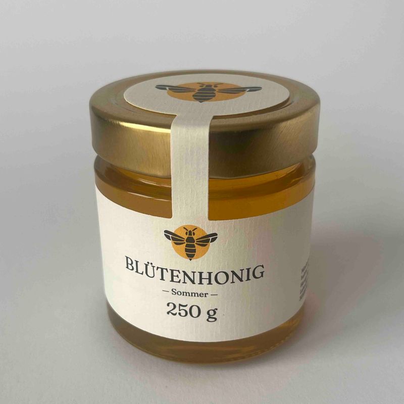 Blütenhonig - 250g - Sommer -Flüssig - Robinien Noten