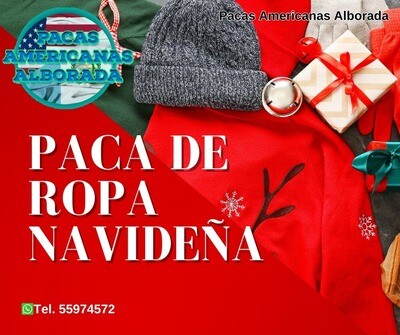 PACA DE ROPA NAVIDEÑA