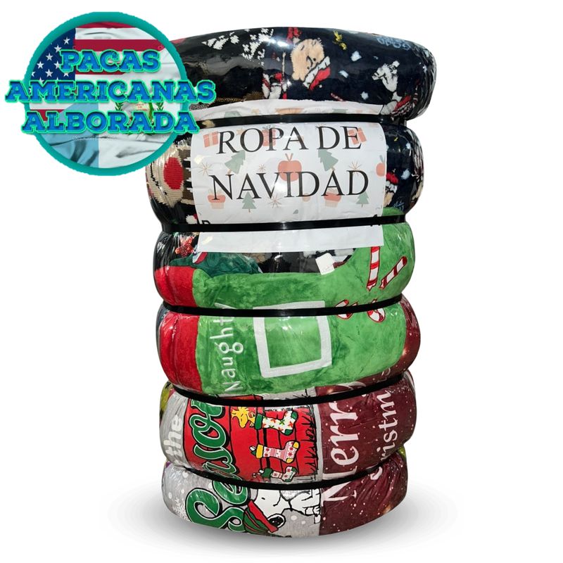 PACA DE ROPA NAVIDEÑA