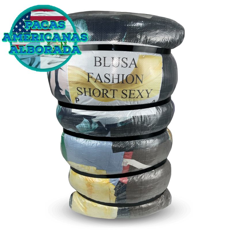 BLUSA FASHION Y SHORT SEXY DAMA  PREMIUM