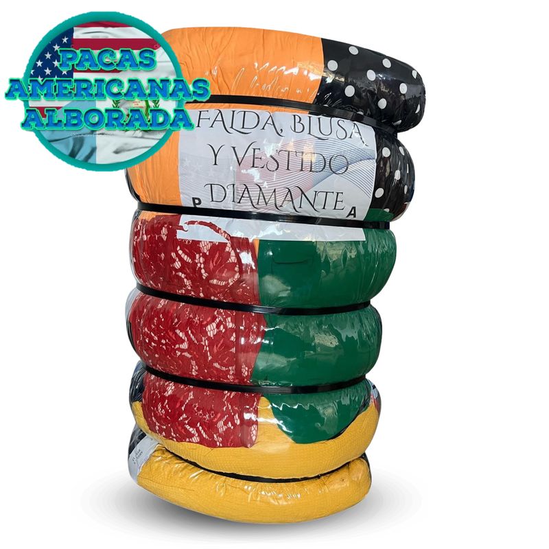 FALDA, BLUSA Y VESTIDO  PREMIUM DIAMANTE