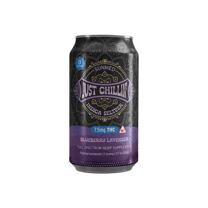 Indica Blueberry Lavender Seltzer