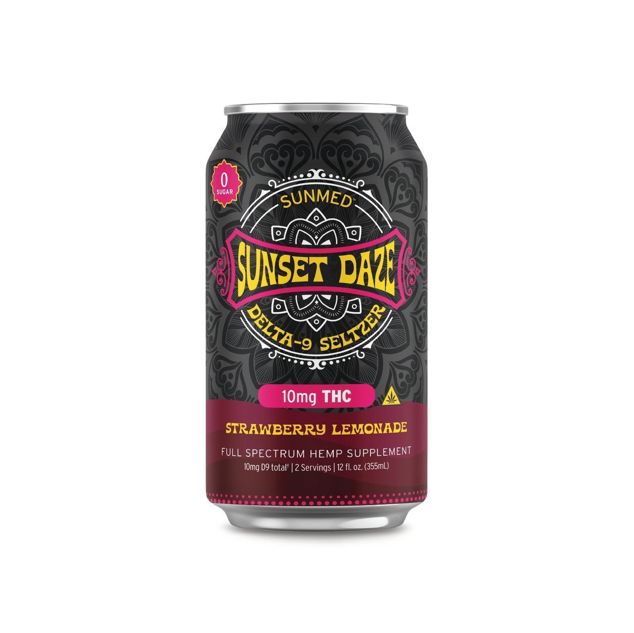 10mg D9 Strawberry Lemonade Seltzer