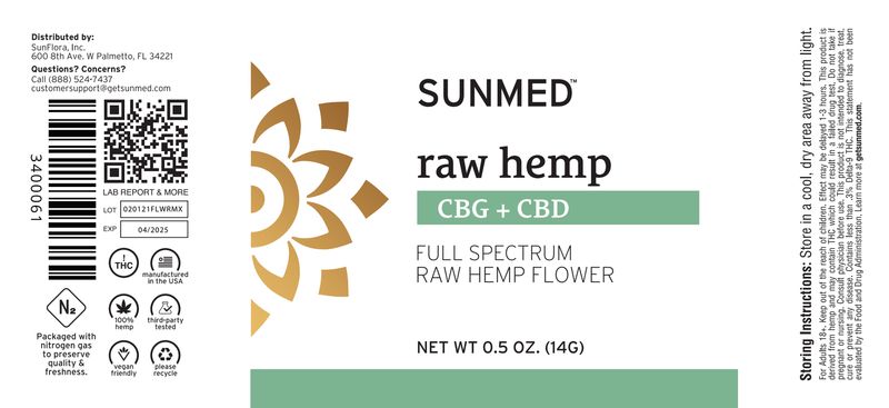 Raw Hemp CBG+CBD 14g