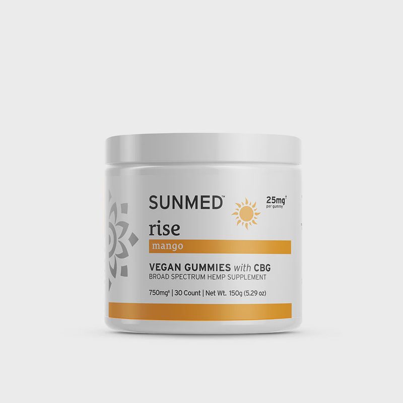 Rise CBG Mango BS Gummies 750mg