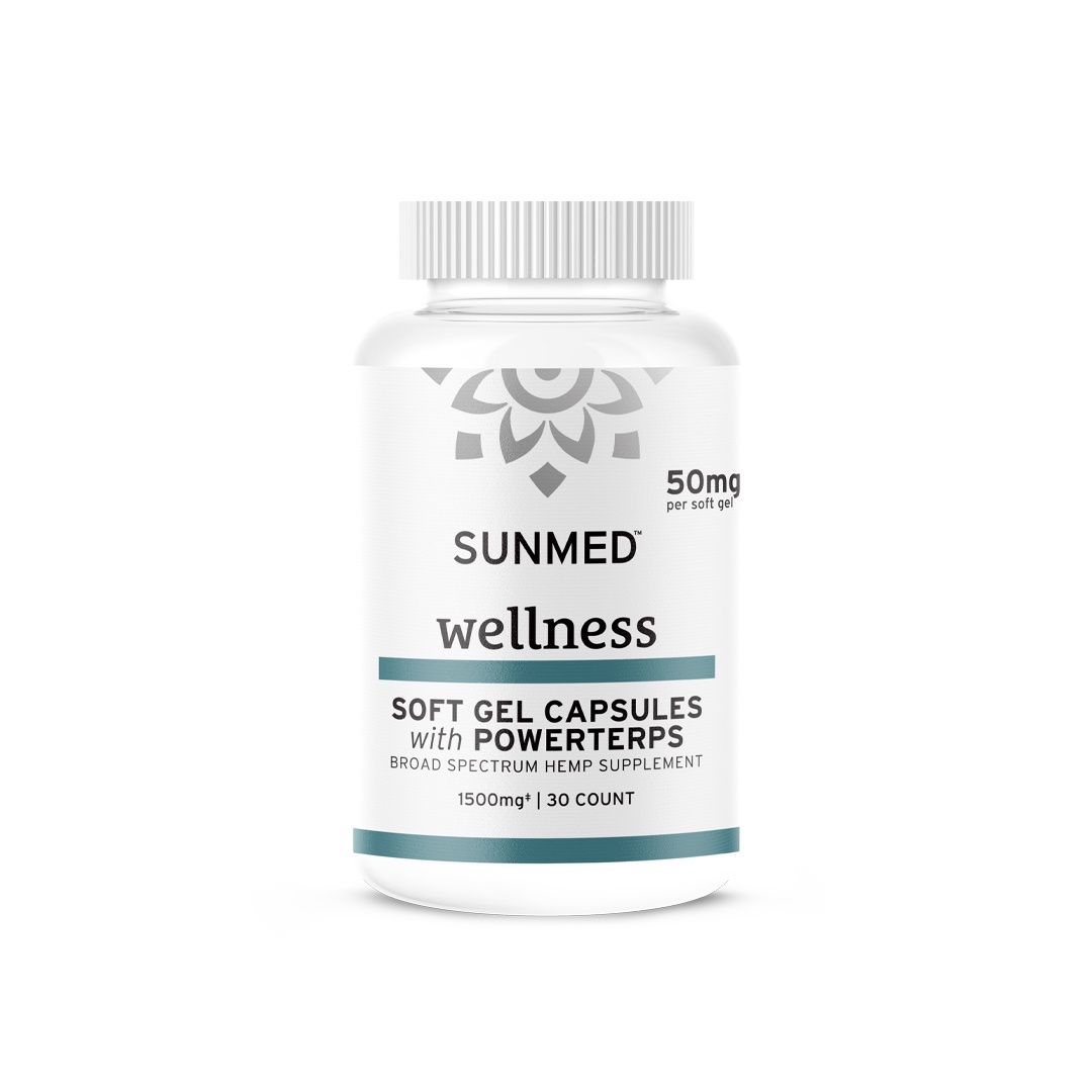 Broad Spectrum CBD Soft Gel Capsules