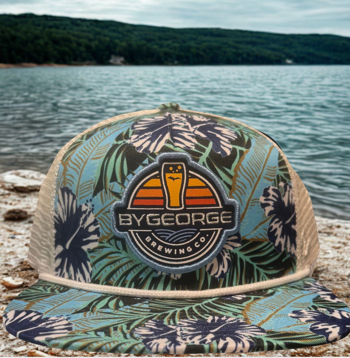 ByGeorge Brewing Logo Tropical Hat