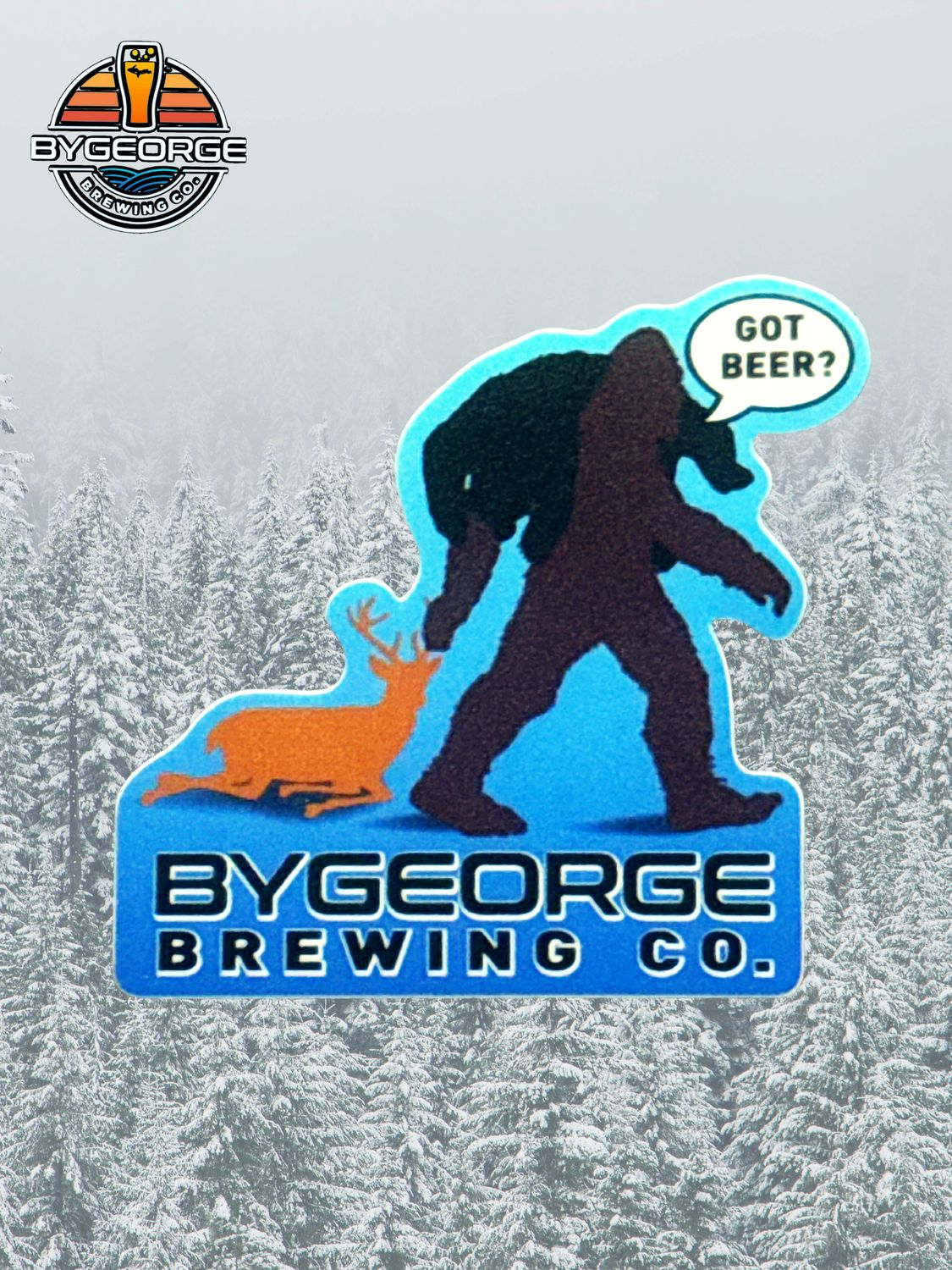 “Got Beer?” Bigfoot Sticker