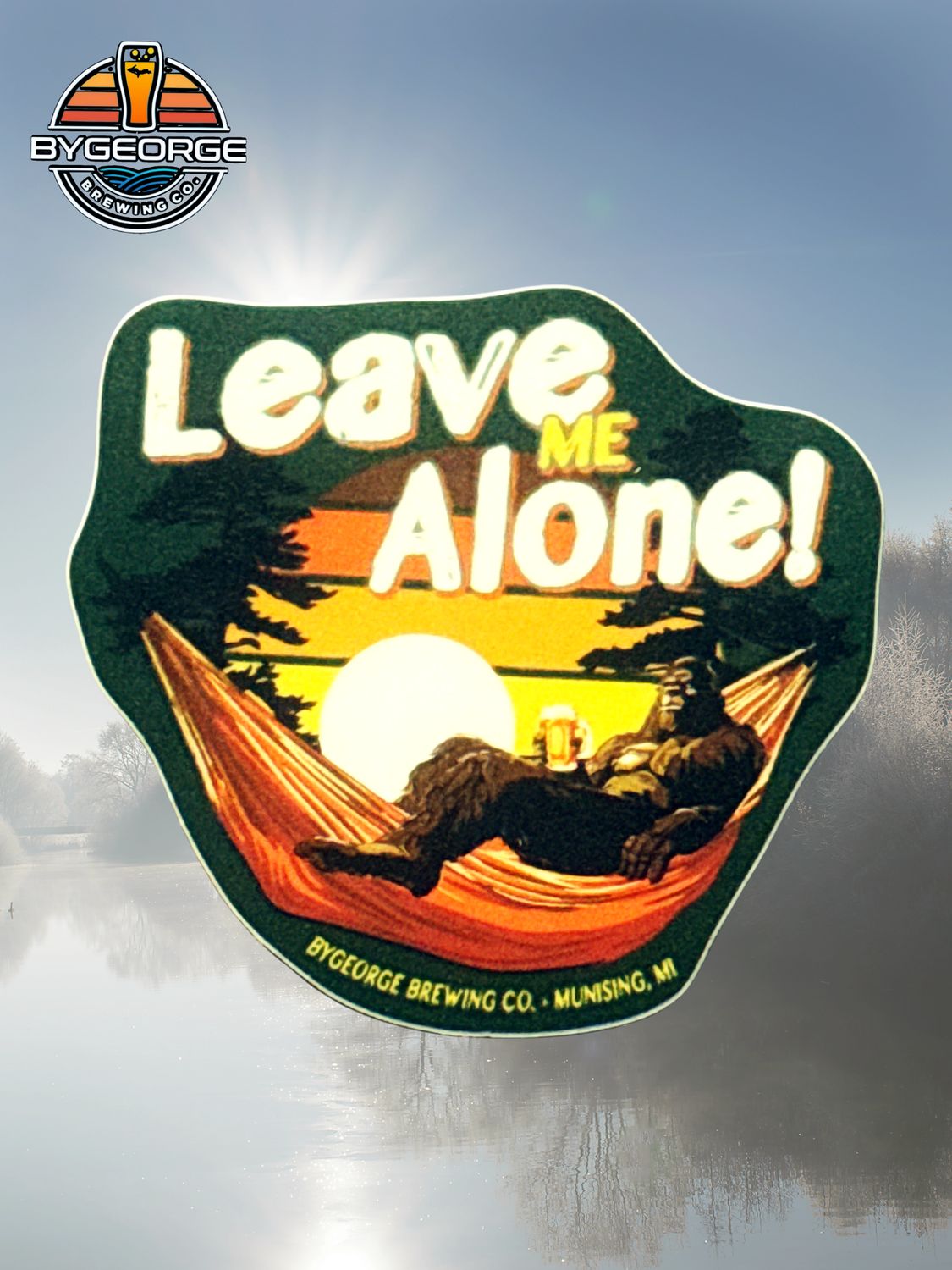 “Leave Me Alone!” Bigfoot Sticker