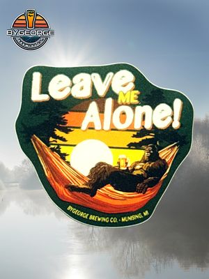 “Leave Me Alone!” Bigfoot Sticker