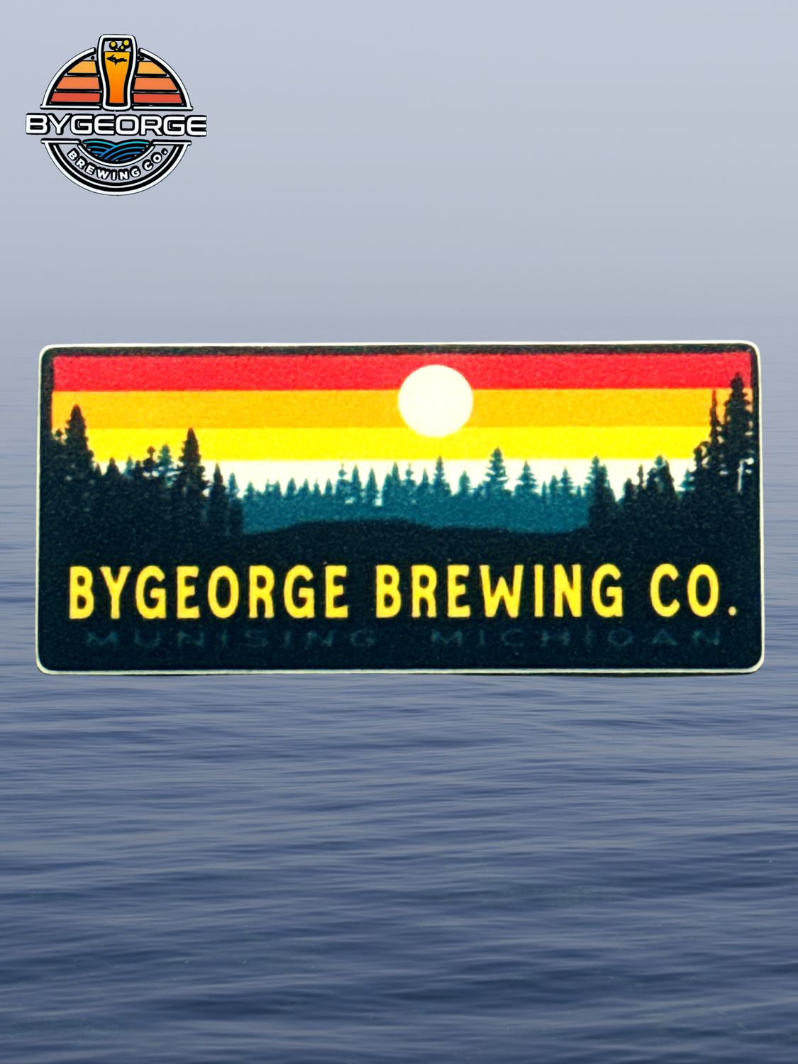 Sunset Treeline Sticker