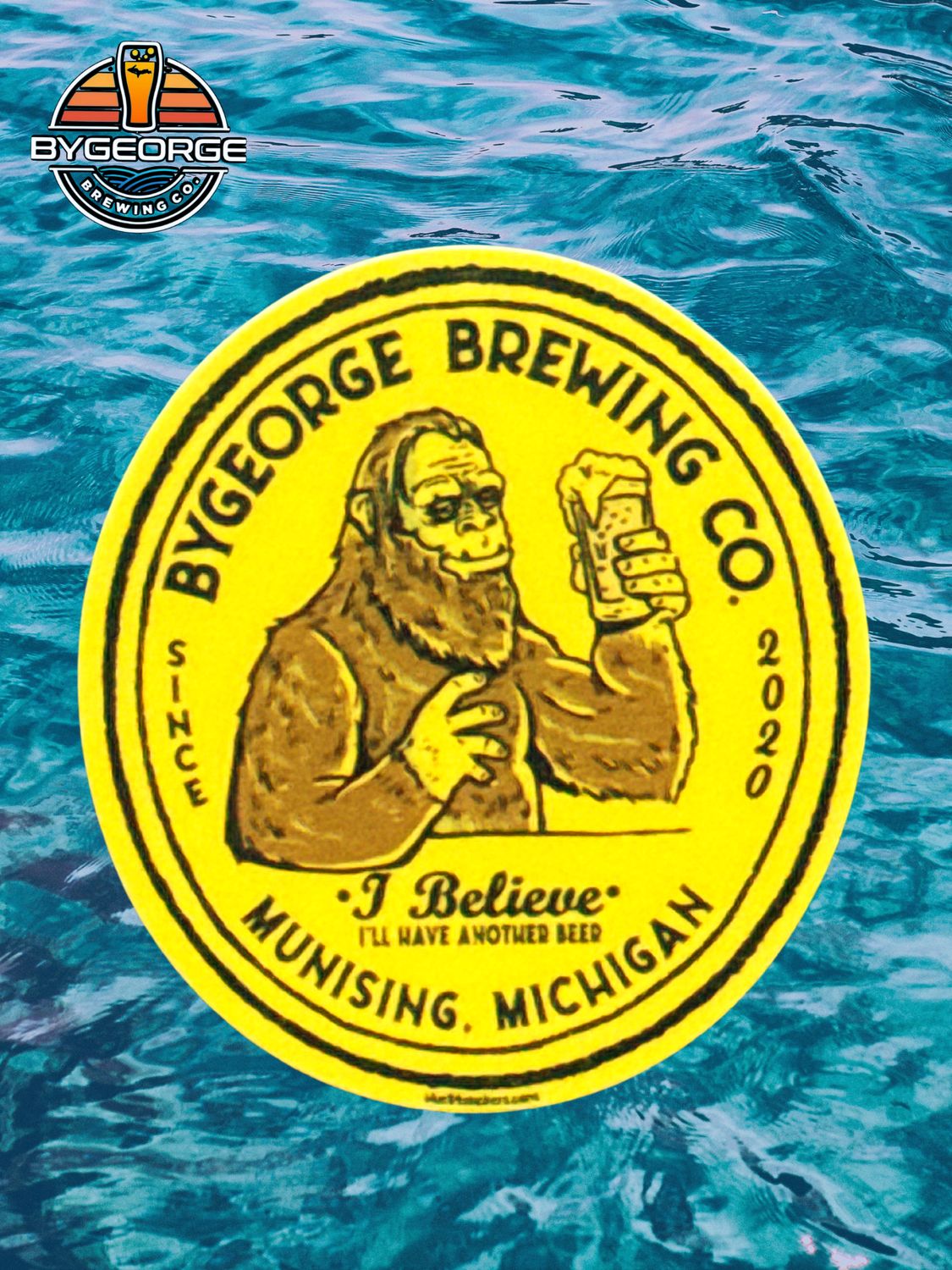 “I Believe I’ll Have Another” Bigfoot Sticker