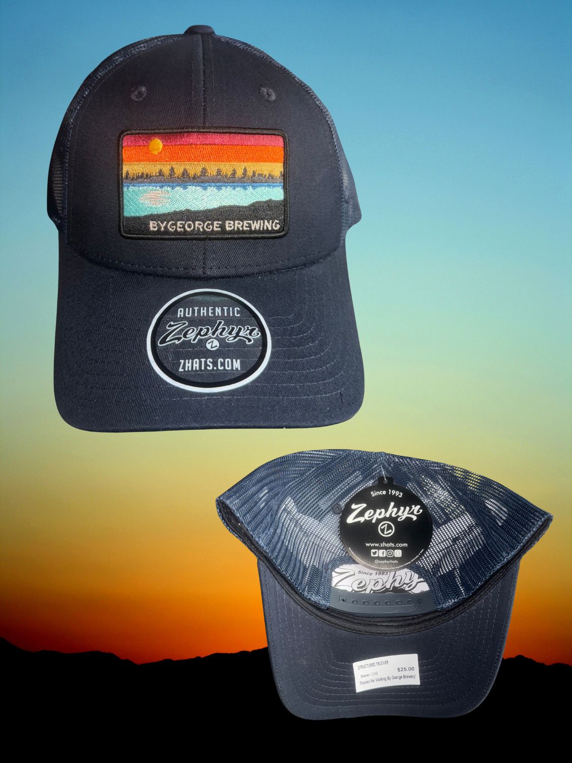Sunset Patch ByGeorge Trucker Hat