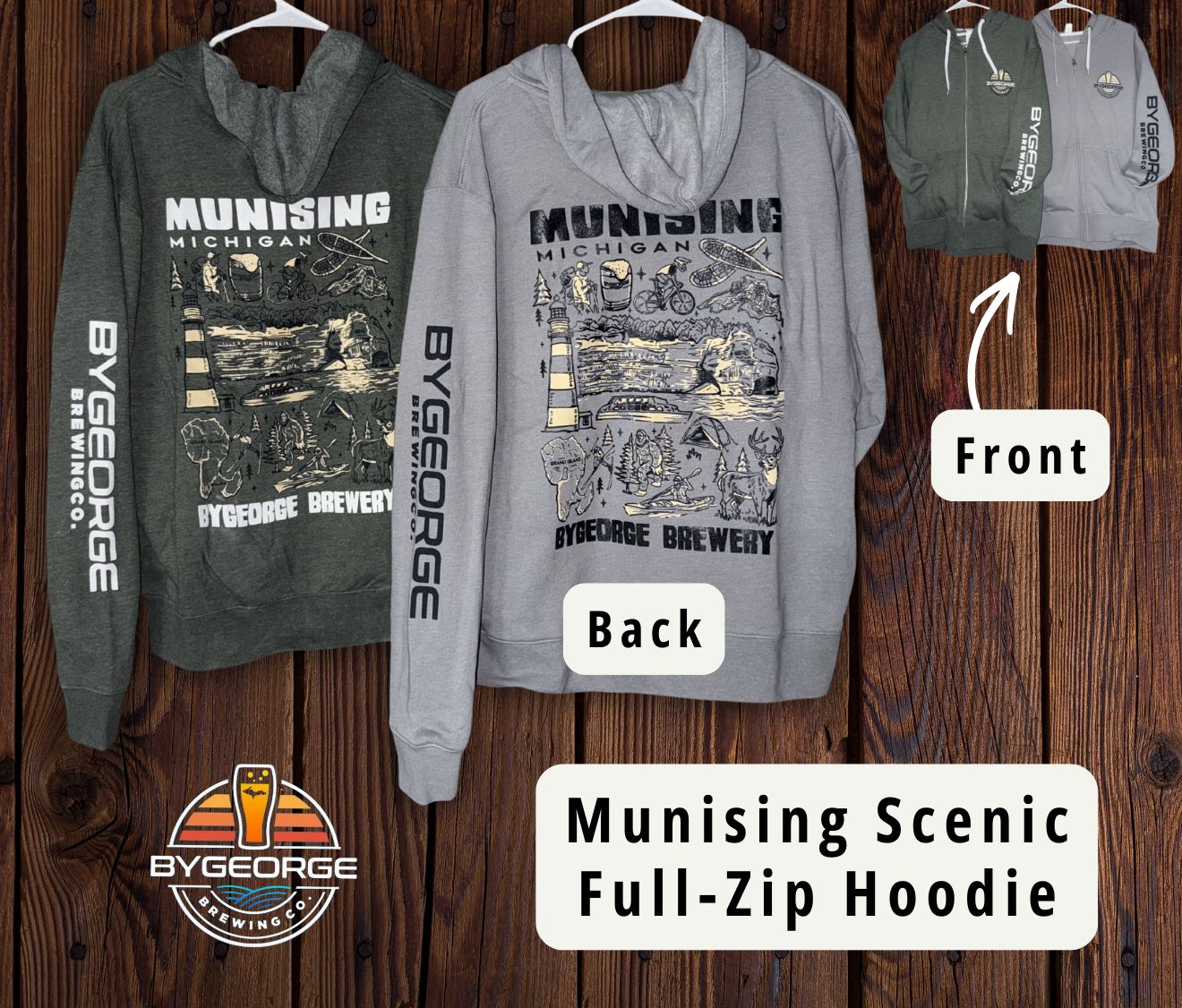 Munising Scenic Full-Zip Hoodie