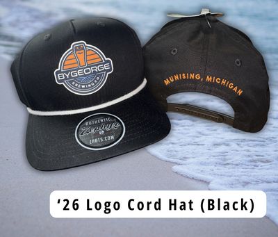 Logo Cord Hat (Black)