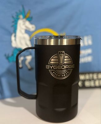 28oz “Brew Boss” Stainless Logo Beer Stein
