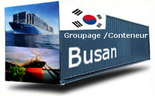 Corée Busan groupage maritime