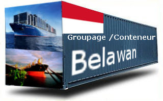 Indonésie Belawan groupage maritime