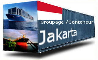 Indonésie Jakarta groupage maritime
