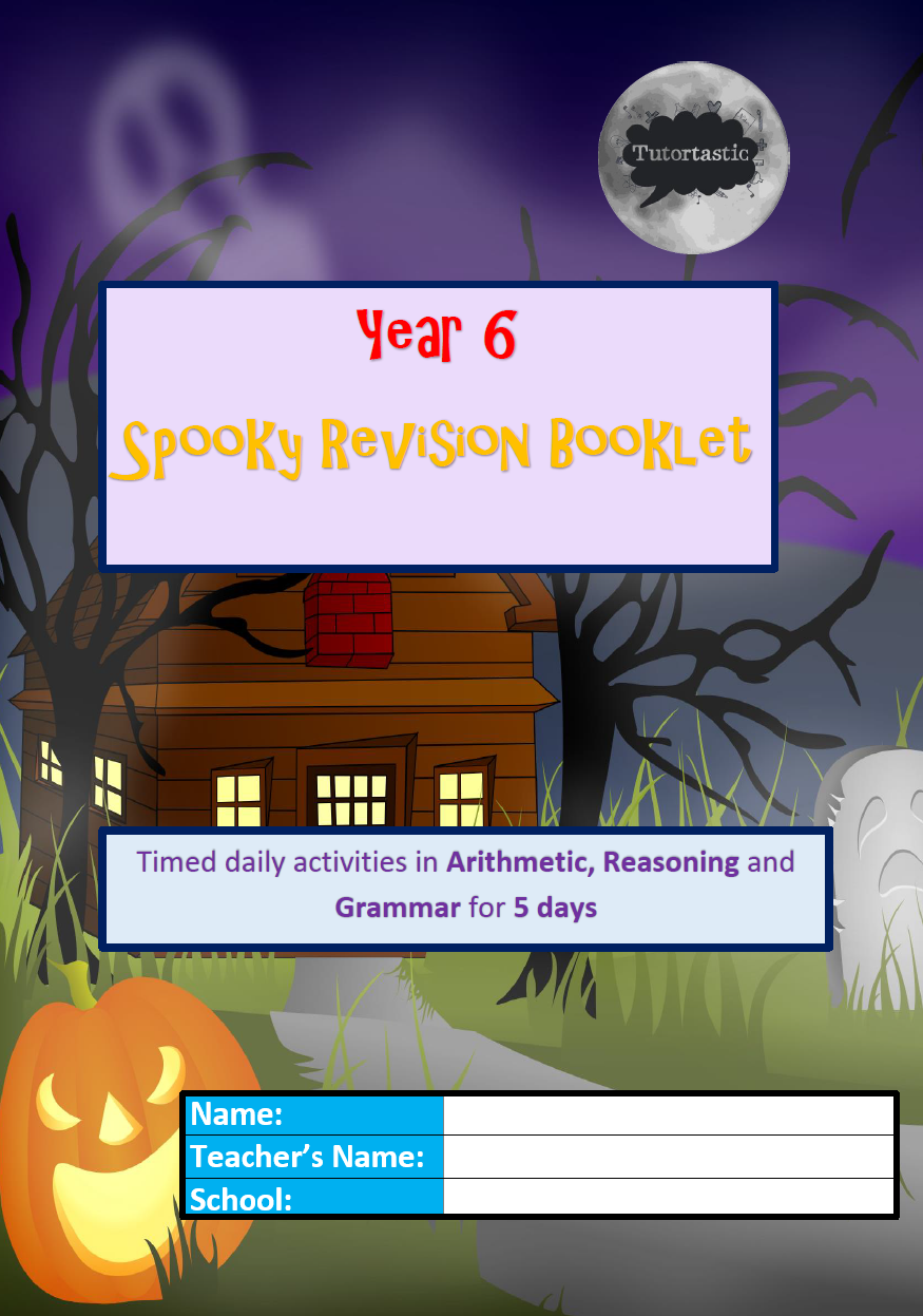 ks2 sats halloween revision booklet