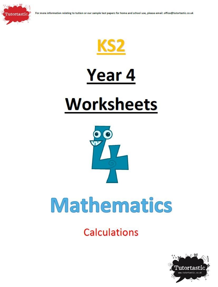 year 4 mathematics calculations