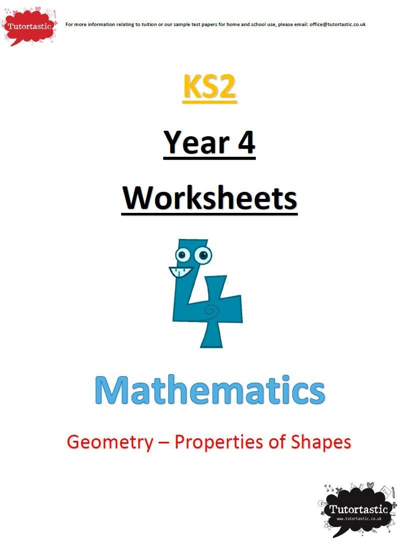 year 4 mathematics shape