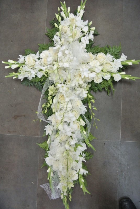 All White cross