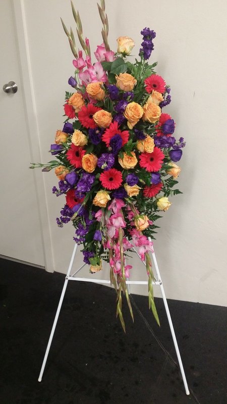 Bright mixed standing spray