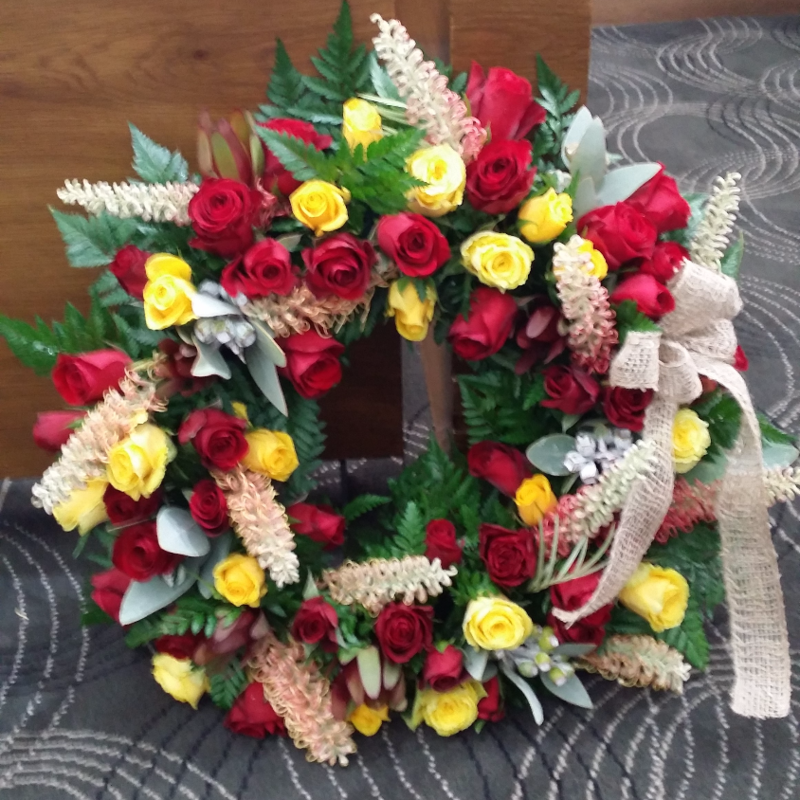 15&quot; Bright mixed wreath