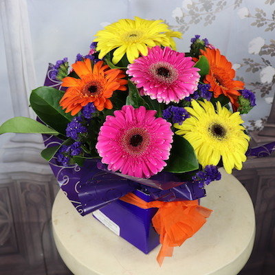 Gerbera box arrangement