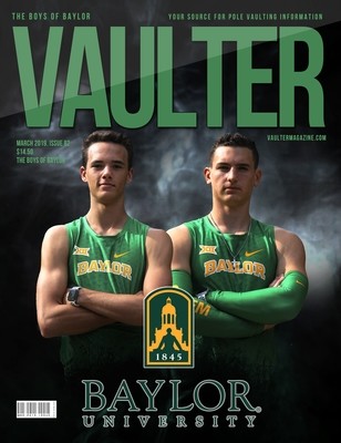 March 2019 Boys of Baylor Issue of Vaulter Magazine Cover  - Digital Download