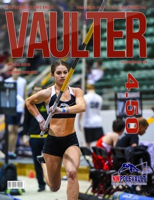 April 2019 Chloe Cunliffe High School Record Break Cover of Vaulter Magazine U.S. Standard Mail