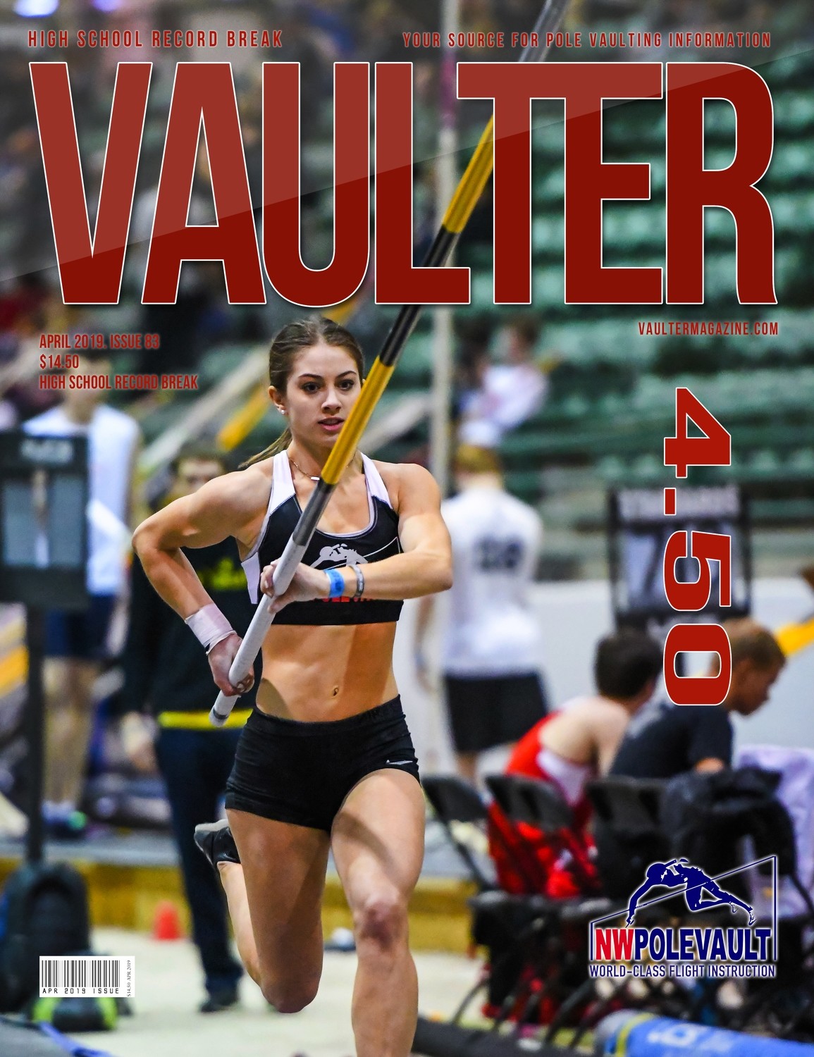 April 2019 Issue of Vaulter Magazine Cover  - Digital Download