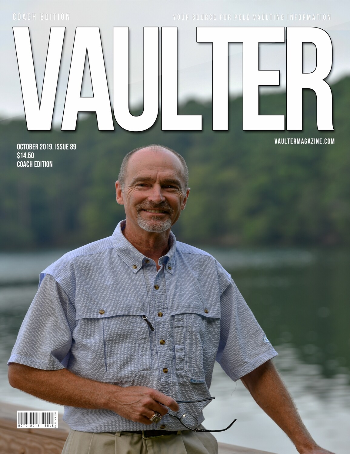 October 2019 Vaulter Magazine Rusty Shealy Issue of Vaulter Magazine  U.S. Standard Mail