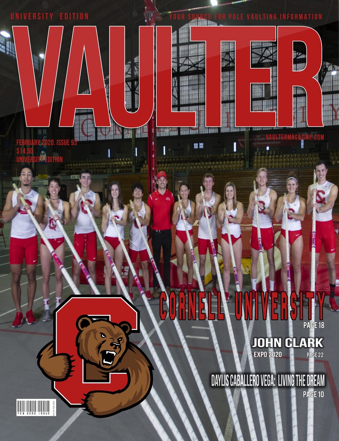 February 2020 Vaulter Magazine Cornell University Issue  - Poster