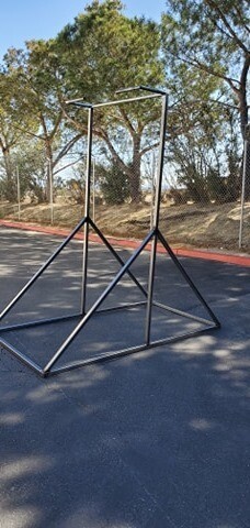 Ultimate Pole Vaulting Rack System - Digital Downloadable Drawing of Measurements.